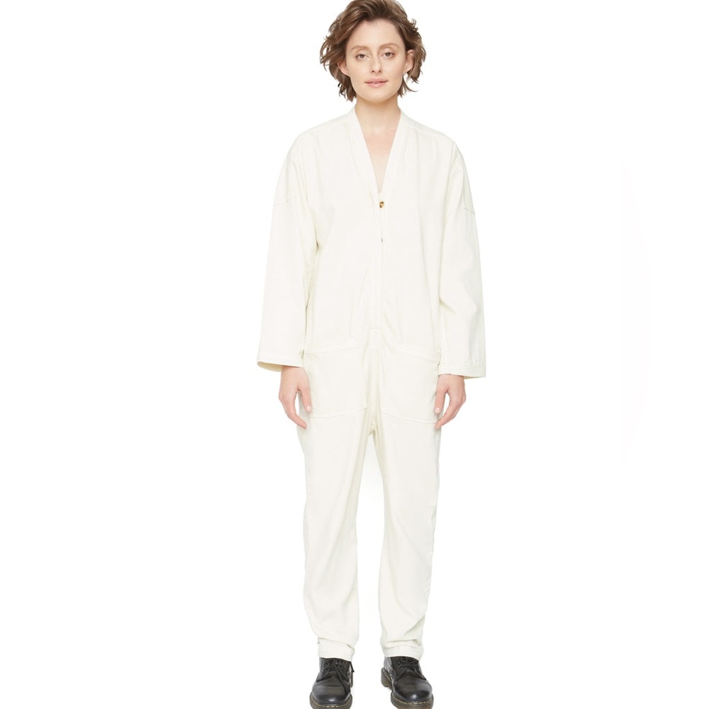 Sandrine Rose x Free People Kimono Denim Jumpsuit The Alpes, Size Small, NWT